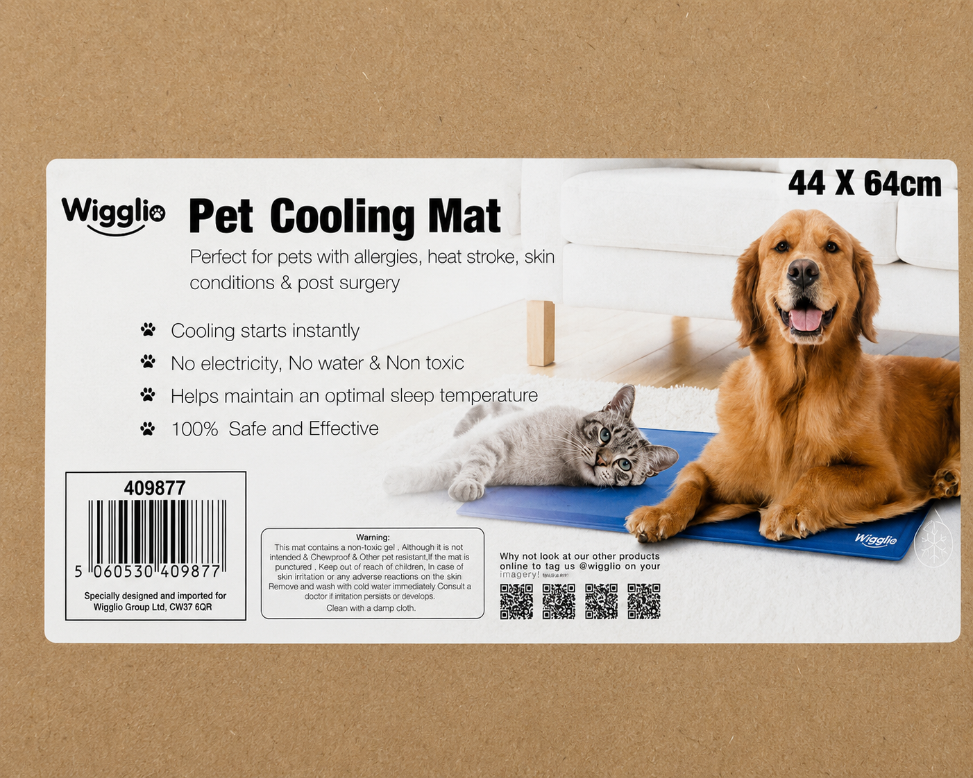 Pet cooling mat
