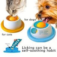 Lick Toys For Dogs Interactive Dog Toys Slow Feeder Food Dispenser For Puppy Training Enrichment Cat Feeding Crate